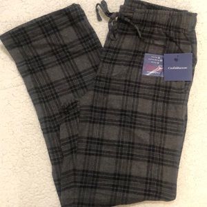 NWT black & gray plaid sleep/lounge pants with pockets